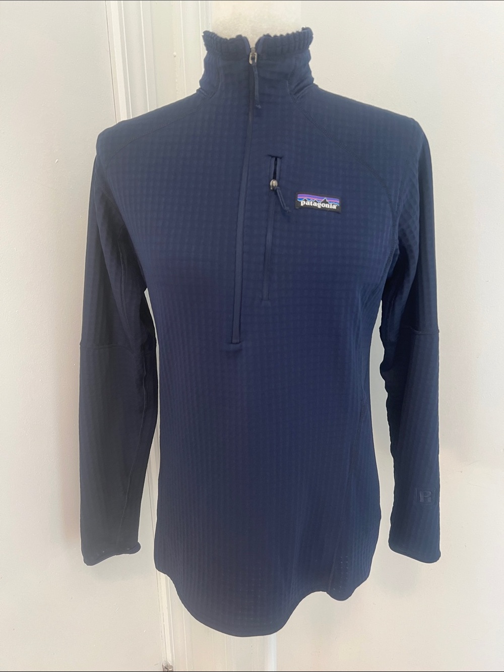 Patagonia Pullover Women’s Medium Polartec Waffle Grid 1/2 Zip